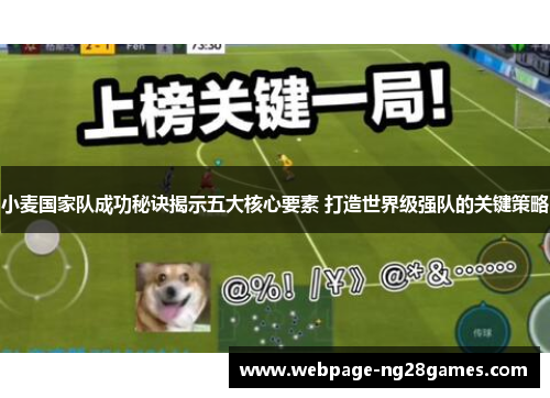 小麦国家队成功秘诀揭示五大核心要素 打造世界级强队的关键策略